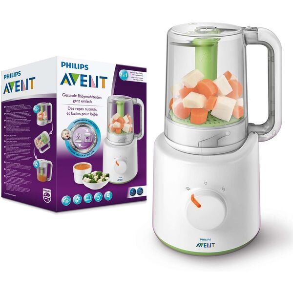 Philips Avent 2-in-1 Steamer & Mixer | white 1