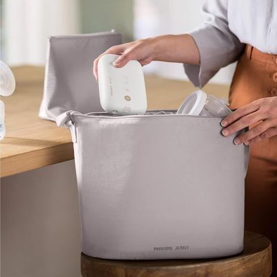 Philips Avent elektrische Doppelmilchpumpe SCF397/31 | pink 2