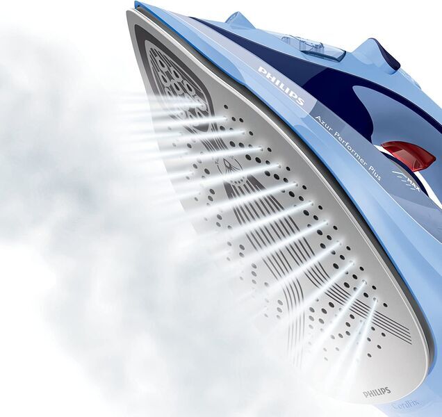 Philips Azur Performer Plus GC4526 Dampfbügeleisen | white/blue 5