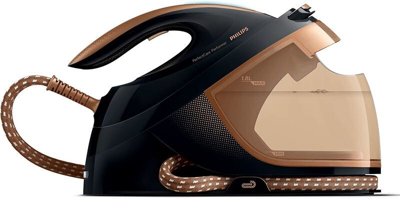 Philips PerfectCare Performer GC8755 Steam Iron Station | black/copper
