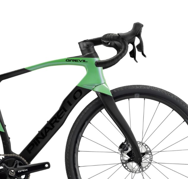 Pinarello Grevil GRX Di2 (2024) | diamond | black/green | M | 53 cm, image 2 of 3