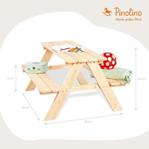 Pinolino Nicki Kindersitzgruppe | light brown 3