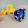 PlanToys Bundle set von 4 police, train, excavator & Feuerwehrautoe | multicolored, thumbnail 2 of 3