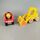 PlanToys Bundle set von 4 police, train, excavator & Feuerwehrautoe | multicolored, thumbnail 3 of 3
