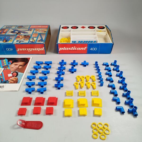 Plasticant Konstruktions-Baukasten 400 | multicolored 3