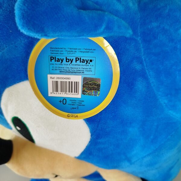 Play by Play Plüschfigur - Sonic the Hedgehog | multicolored 4