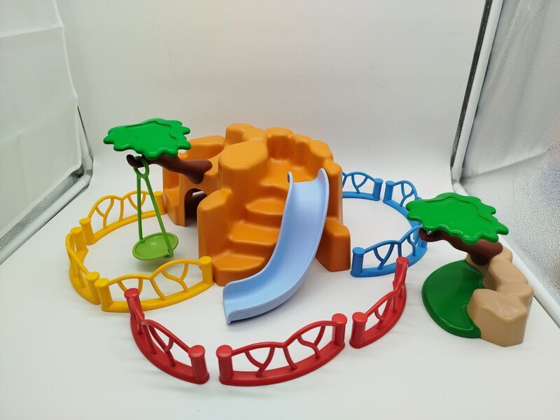 Playmobil 1.2.3 Spielset - Zoo mit 4 Figuren & 11 Tieren | multicolored 2