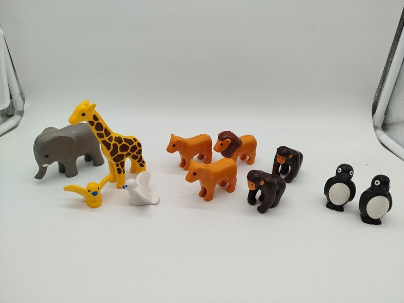 Playmobil 1.2.3 Spielset - Zoo mit 4 Figuren & 11 Tieren | multicolored 3