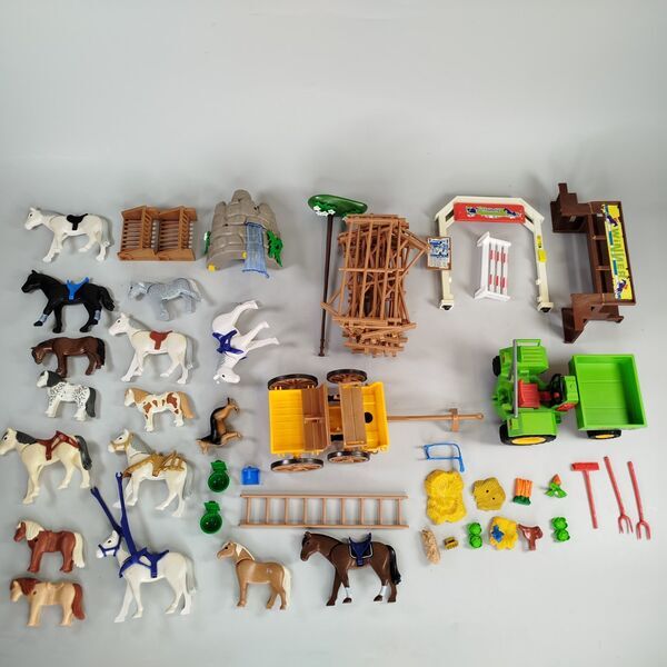 Playmobil Bauernhof & Pferdehof Konvolut – Wände & Dächer Set | multicolored 4