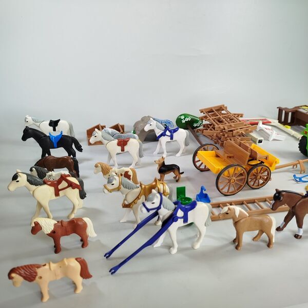 Playmobil Bauernhof & Pferdehof Konvolut – Wände & Dächer Set | multicolored 5