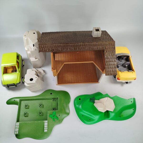 Playmobil Berghütte & Outdoor Abenteuer – Fahrzeuge & Teile-Set | mehrfarbig 1