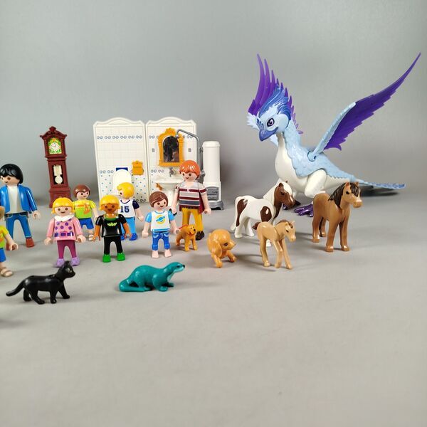Playmobil Bundle Figuren großes Set Tiere & Möbele | multicolored, image 1 of 5