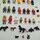 Playmobil Bundle Figuren Set von 38 Menschen & Tieree | multicolored, thumbnail 3 of 3