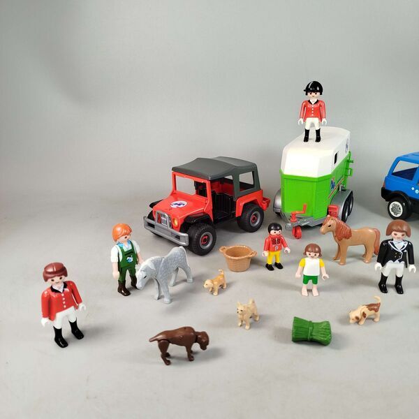 Playmobil Bundle Jeep & Anhänger Figuren & Tieree | multicolored, image 3 of 3