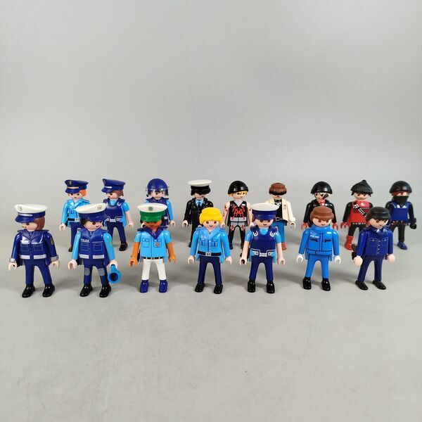 Playmobil Bundle police & professions 16x figures | multicolored, image 1 of 2