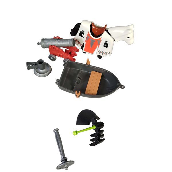 Playmobil Bundle Polizei großes Set Figuren & Zubehör, Boot, Kanonee | multicolored, image 4 of 5