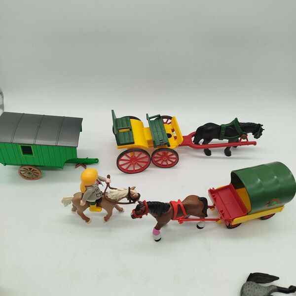 Playmobil Bundle Reiterhof Pferde & Wagene | multicolored, image 2 of 4