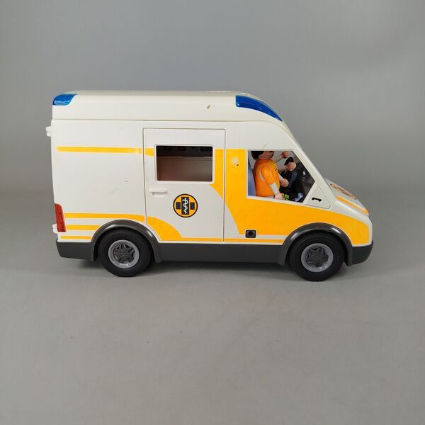 Playmobil Bundle Rettungswagen & police Mech mit 4 figures | multicolored, image 1 of 4