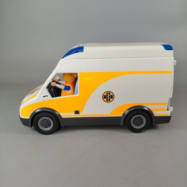 Playmobil Bundle Rettungswagen & police Mech mit 4 figures | multicolored, image 2 of 4