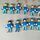 Playmobil Bundle Set von 23 Figuren & 3 Pferdee | multicolored, thumbnail 1 of 3