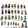 Playmobil Bundle Set of 32 Figures & Accessories | multicoloured, thumbnail 2 of 3