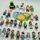 Playmobil Bundle Set von 34 Figuren & Zubehöre | multicolored, thumbnail 2 of 3