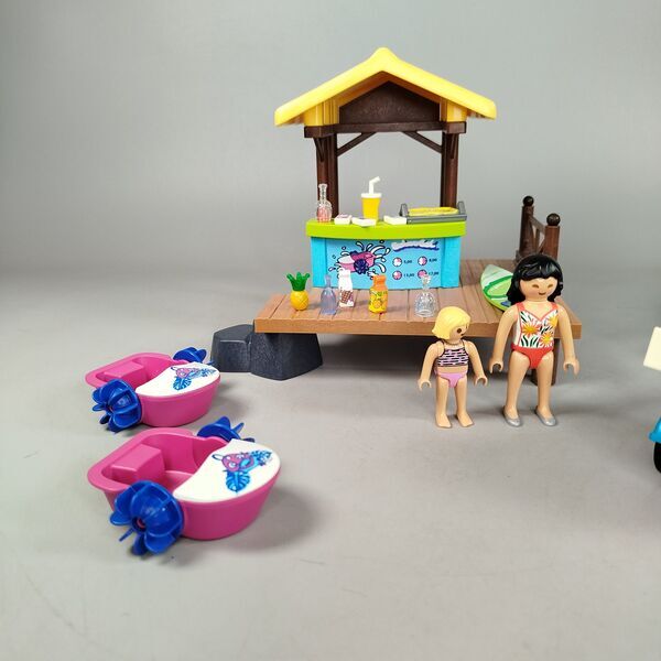 Playmobil Bundle Sommer Snackstand Boot & Eiswagen Figurene | multicolored, image 1 of 4