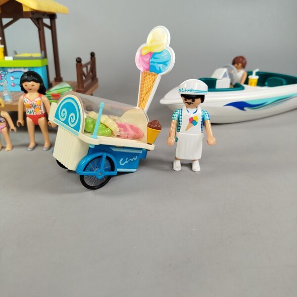 Playmobil Bundle Sommer Snackstand Boot & Eiswagen Figurene | multicolored, image 2 of 4