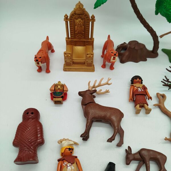 Playmobil Bundle Wildnis & Ägypten Figuren & Tiere mit Thron und Zubehör ab 3 4 5 Jahre | multicolored, image 2 of 2