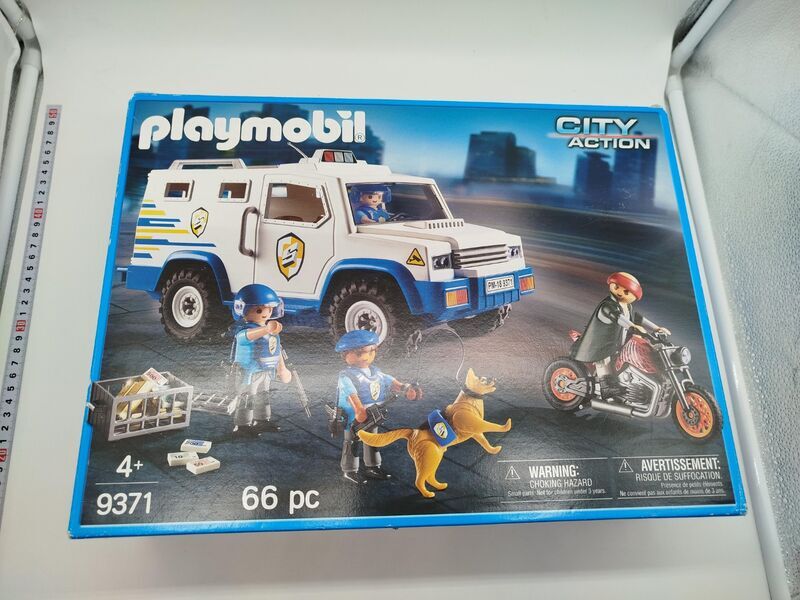 Playmobil City Action 9371 Polizeiwagen-Set | mehrfarbig 1