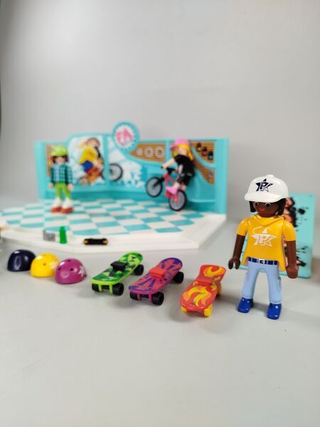 Playmobil Eisdiele, Skatepark & Spielplatz Spielset-Bundle | mehrfarbig 4