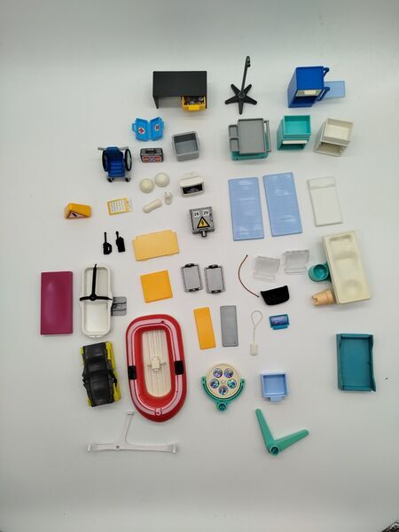 Playmobil Erweiterungsset - Hubschrauber mit Krankenhauszubehör | mehrfarbig 2