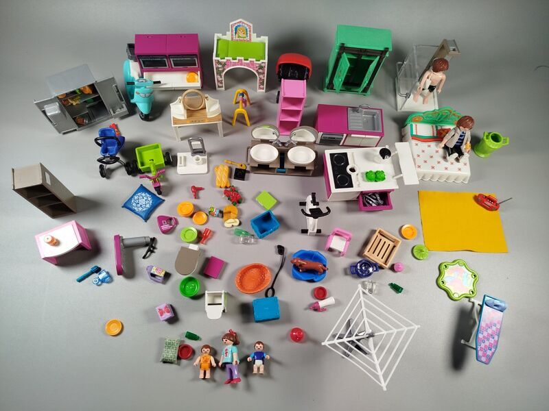Playmobil Familie und Haushalt Spieleset - Figuren und Möbel | mehrfarbig 1