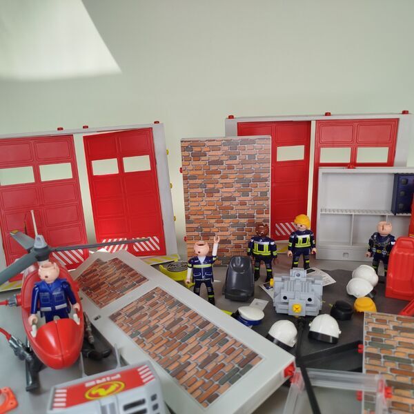 Playmobil Feuerwehr Set 9463, 9462, 6873, mit Anleitung | mehrfarbig 5