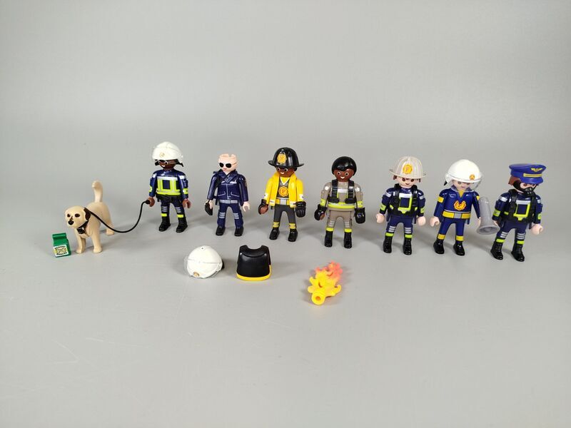 Playmobil Feuerwehr-Erweiterungsset - Hubschrauber, Figuren & Zubehör | multicolored 4