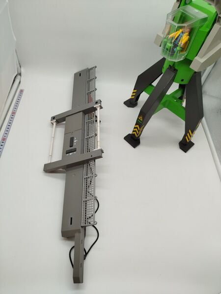 Playmobil Hafenkran, elektrischer Portalkran und Rettungshubschrauber | mehrfarbig 3