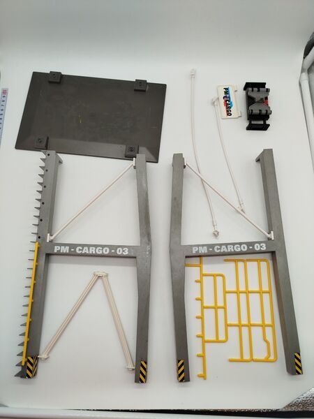 Playmobil Hafenkran, elektrischer Portalkran und Rettungshubschrauber | mehrfarbig 4