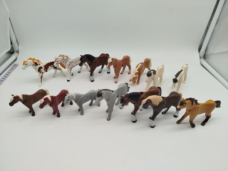 Playmobil Pferde & Reitzubehör - Set von 14 Pferden | mehrfarbig 4