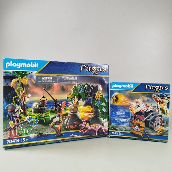 Playmobil Pirates 70414 & 70415 - Schatzräuber & Piraten Set | multicolored 1
