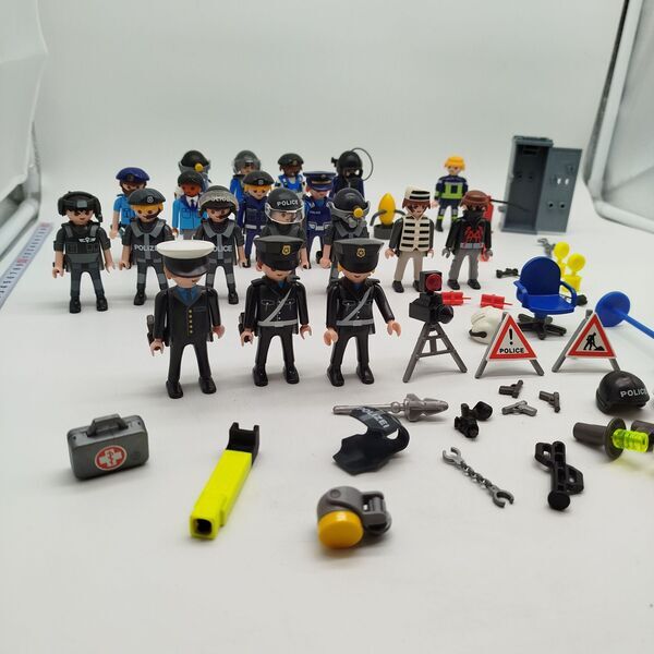 Playmobil Polizei Figuren Set 19er | večbarven 3