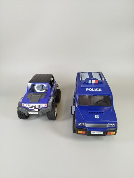 Playmobil Polizei-Ersatzteilset - Fahrzeugen und Figuren | mehrfarbig 1