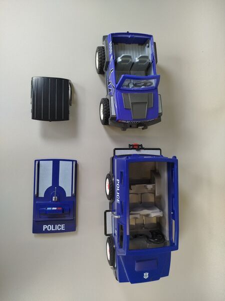 Playmobil Polizei-Ersatzteilset - Fahrzeugen und Figuren | mehrfarbig 2