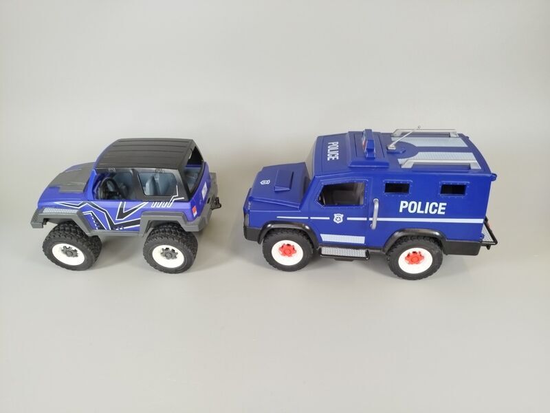 Playmobil Polizei-Ersatzteilset - Fahrzeugen und Figuren | mehrfarbig 3