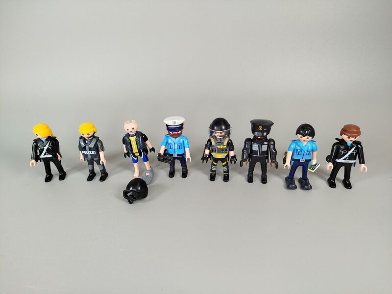 Playmobil Polizei-Ersatzteilset - Fahrzeugen und Figuren | mehrfarbig 5