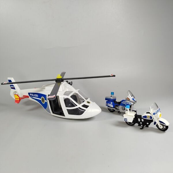 Playmobil Polizei-Set - Helikopter and Motorräder | multicolored 1
