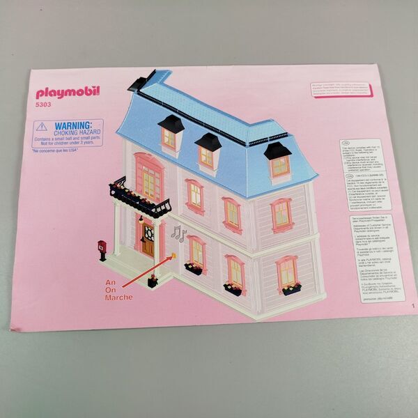 Playmobil Puppenhaus 5303 Großes Stadthaus, mit Möbeln, Figuren | mehrfarbig 4