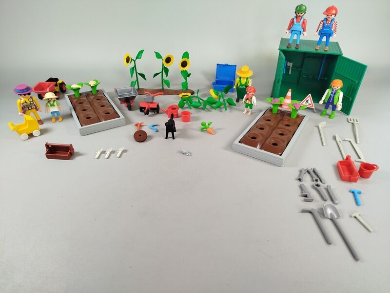 Playmobil Spielset - Gärtnerei and Baustelle -3001 | multicolored 1