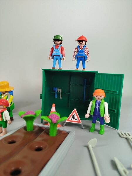Playmobil Spielset - Gärtnerei and Baustelle -3001 | multicolored 5
