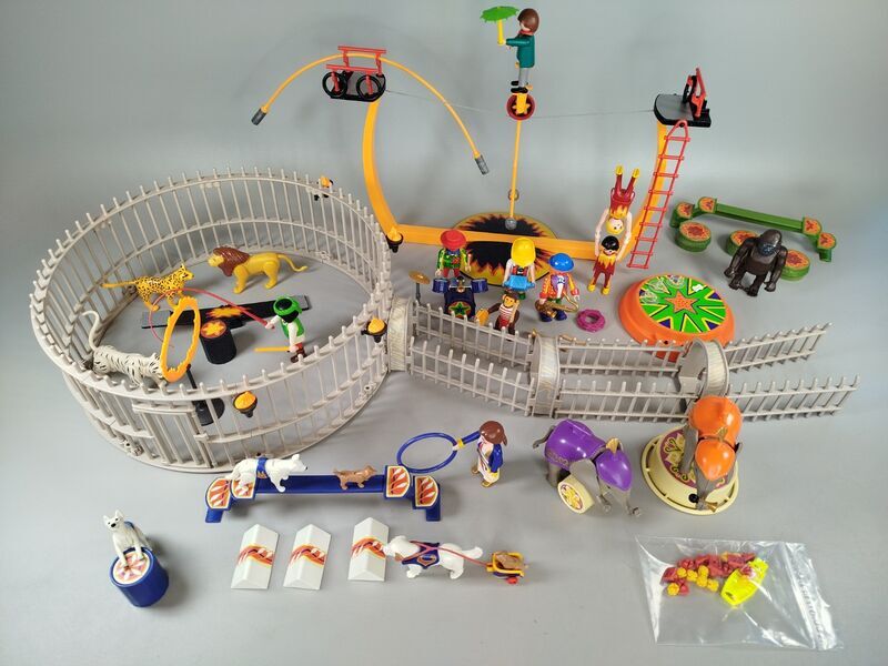 Playmobil vintage Zirkus-Set 4233, 4236 - Figuren & Tiere | mehrfarbig 1