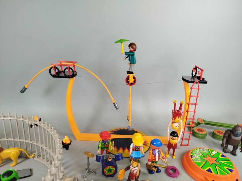 Playmobil vintage Zirkus-Set 4233, 4236 - Figuren & Tiere | mehrfarbig 4